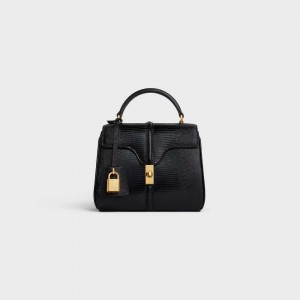 16 Celine Mini In Lizard Noir | CL-593271