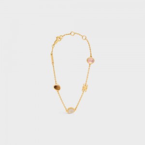 Bracelets Celine Triomphe Indie In Brass With Gold Finish Doré | CL-592198