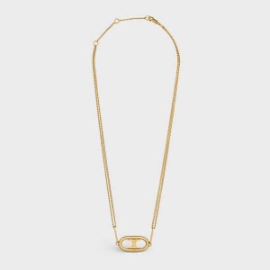 Colliers Celine Triomphe In Gold Brass Doré | CL-592258