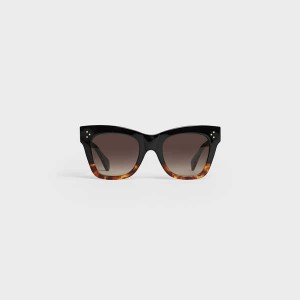 Lunette de Soleil Celine Cat Eye S004 In Acetate Noir | CL-592429