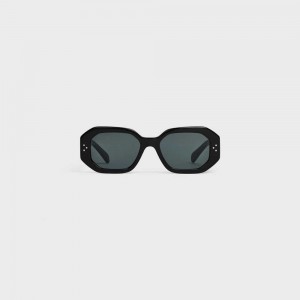 Lunette de Soleil Celine Square S255 In Acetate Noir | CL-592401