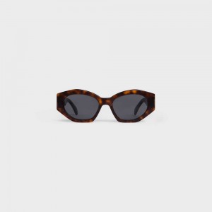 Lunette de Soleil Celine Triomphe 08 In Acetate Rouge | CL-592408