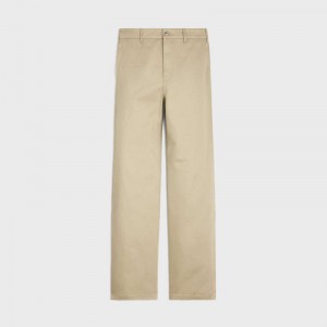 Pantalon Celine Droit Chinos In Coton Twill Lavage | CL-592064