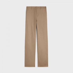 Pantalon Celine Droit Chinos In Twill Lavage | CL-592063