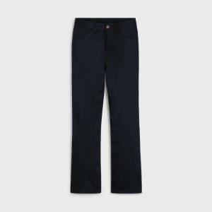 Pantalon Celine Dylan Flared Jeans In Pure Black Wash Denim Noir | CL-592043