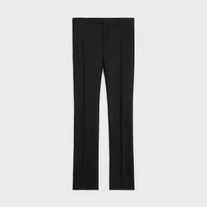 Pantalon Celine Dylan In Cashmere Flannel Noir | CL-592733
