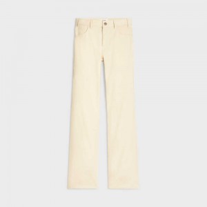 Pantalon Celine Jane Flared Jeans In Corduroy Lavage | CL-592721