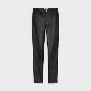 Pantalon Celine Second Skin Jeans In Soft Noir | CL-592731
