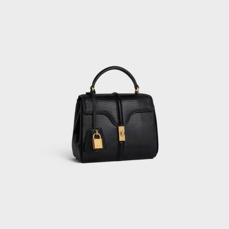 16 Celine Mini In Lizard Noir | CL-593271