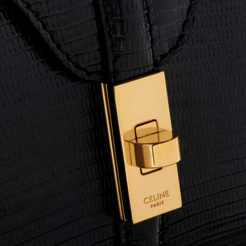 16 Celine Mini In Lizard Noir | CL-593271