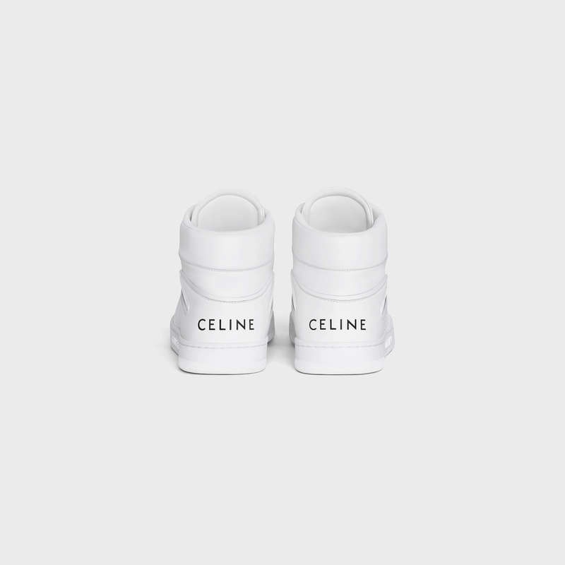 Basket Celine C01 Z Trainer High In Calfskin Blanche | CL-591911