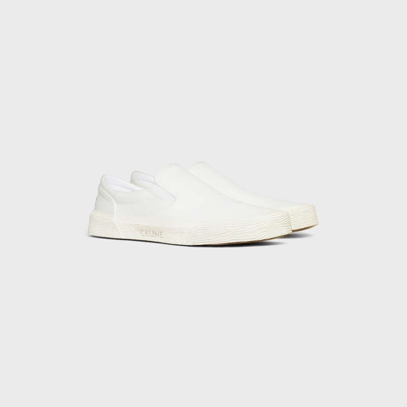 Basket Celine Elliot Slip-on In Tela Blanche | CL-591914