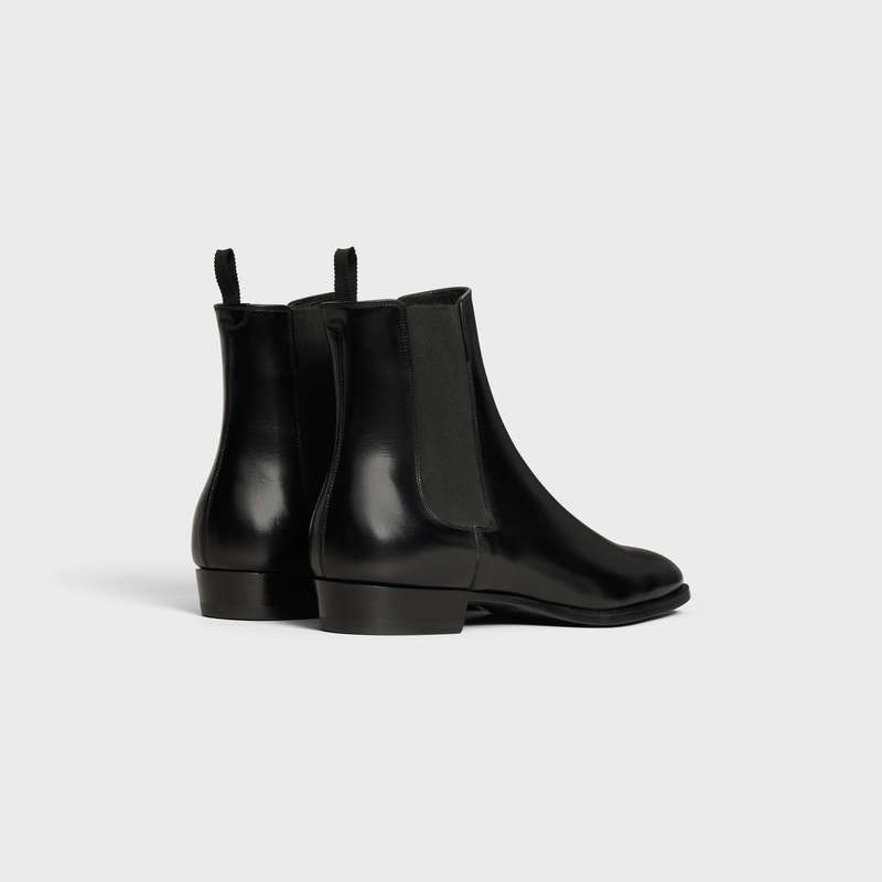 Botte Celine Drugstore Chelsea In Shiny Calfskin Noir | CL-591868