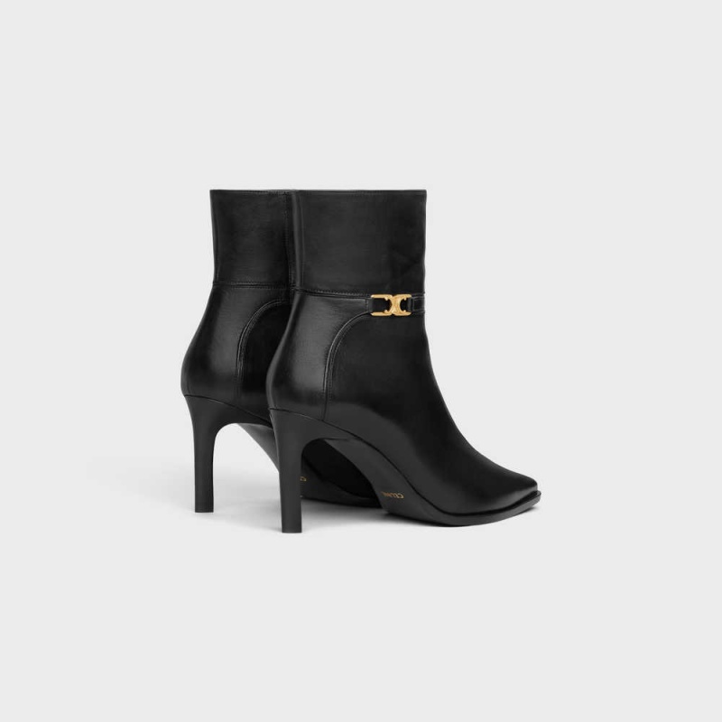 Botte Celine Verneuil With Triomphe In Calfskin Noir | CL-592493