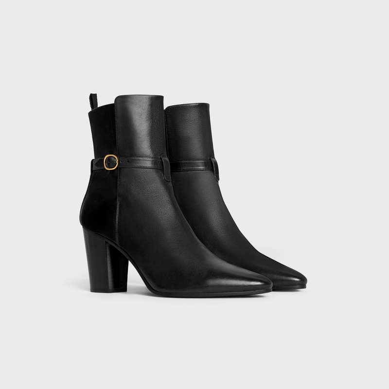 Botte Celine Wiltern Jodhpur In Calfskin Noir | CL-591870