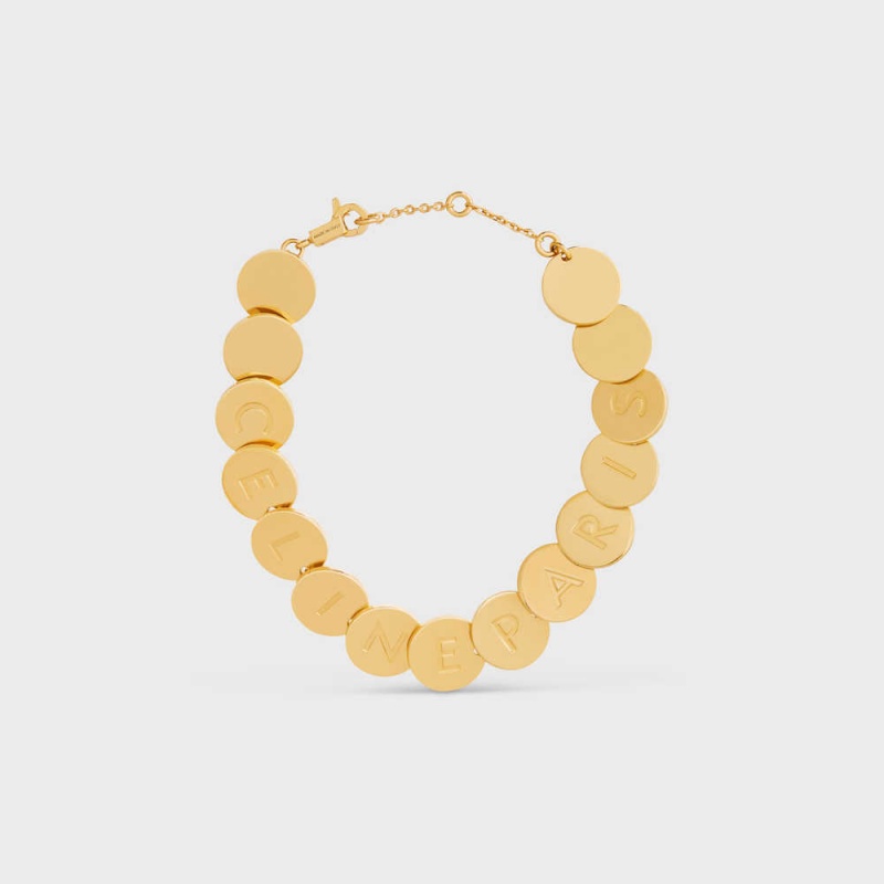 Bracelets Celine Pastilles In Brass With Gold Finish Doré | CL-592217