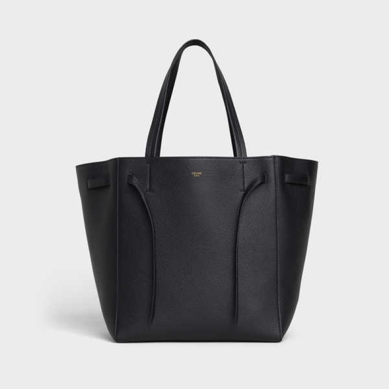 Cabas Celine Small Phantom In Soft Grained Calfskin Noir | CL-593091