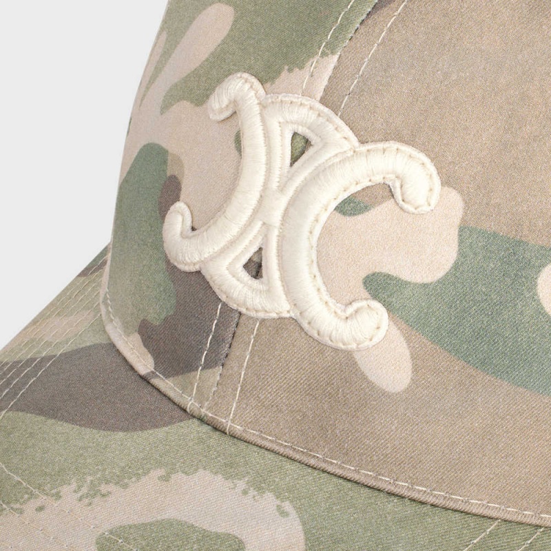 Casquette Celine Baseball In Camouflage Coton Camouflage | CL-592360