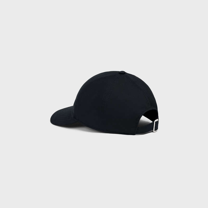 Casquette Celine Baseball In Coton Noir | CL-591688