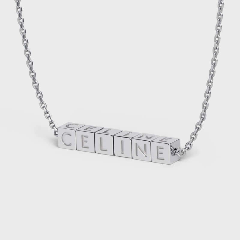 Colliers Celine In Brass With Rhodium Finish Argent | CL-591665