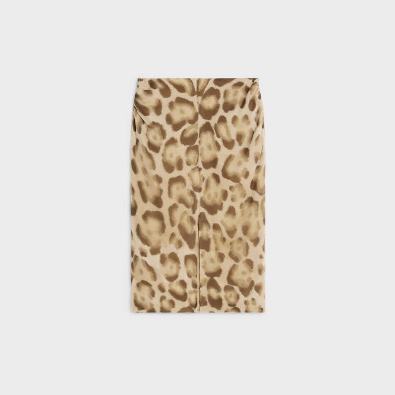 Jupes Celine Hobble In Muslin Leopard | CL-592874