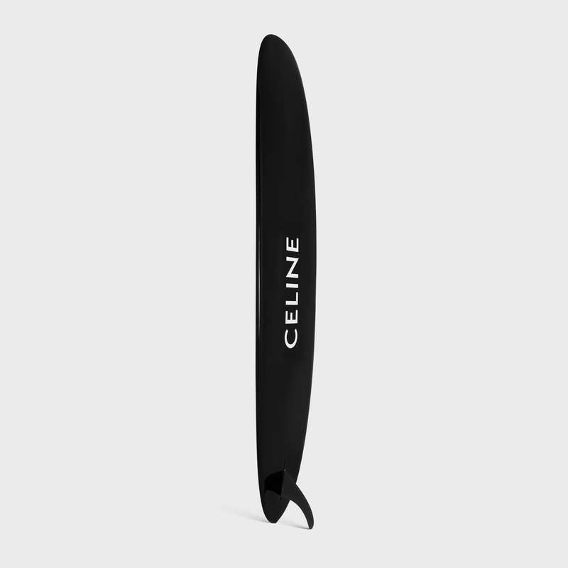 Lifestyle Celine Longboard With Celine Logo In Resin And Fiberglass Noir Blanche | CL-591680