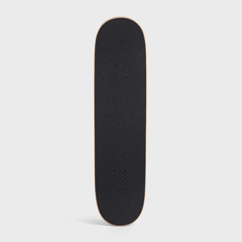 Lifestyle Celine Skateboard Logo Print Noir | CL-591678