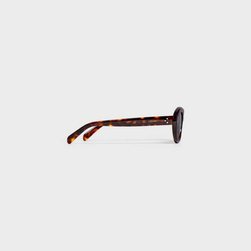 Lunette de Soleil Celine Cat Eye S193 In Acetate Marron | CL-592422