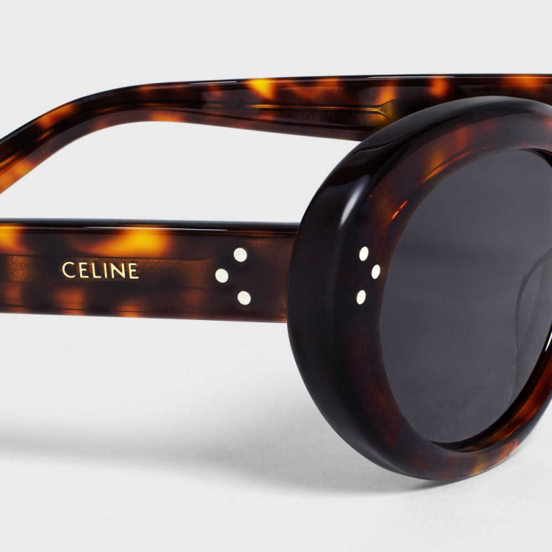 Lunette de Soleil Celine Cat Eye S193 In Acetate Marron | CL-592422