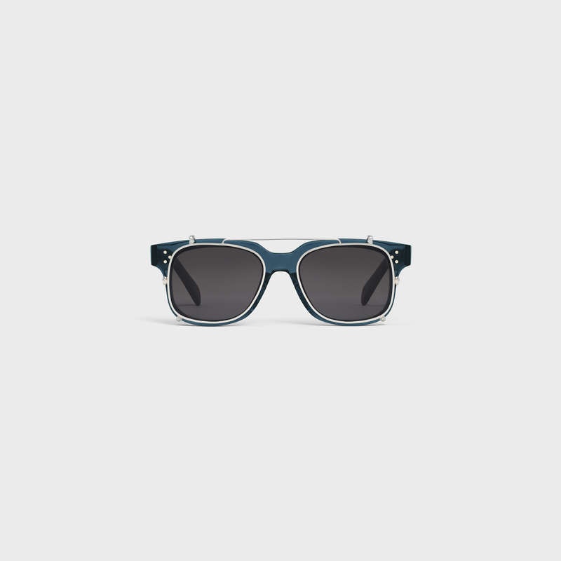 Lunette de Soleil Celine Frame 51 In Acetate With Metal Bleu | CL-591733