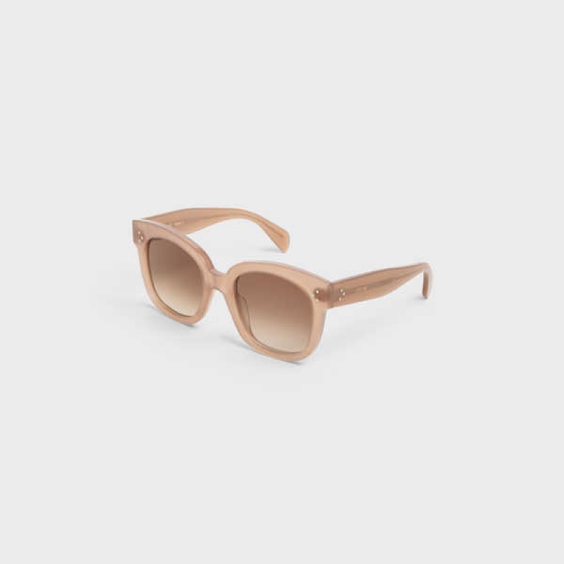 Lunette de Soleil Celine Oversized S002 In Acetate Blanche | CL-592439