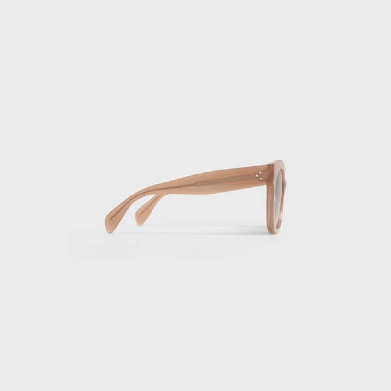 Lunette de Soleil Celine Oversized S002 In Acetate Blanche | CL-592439