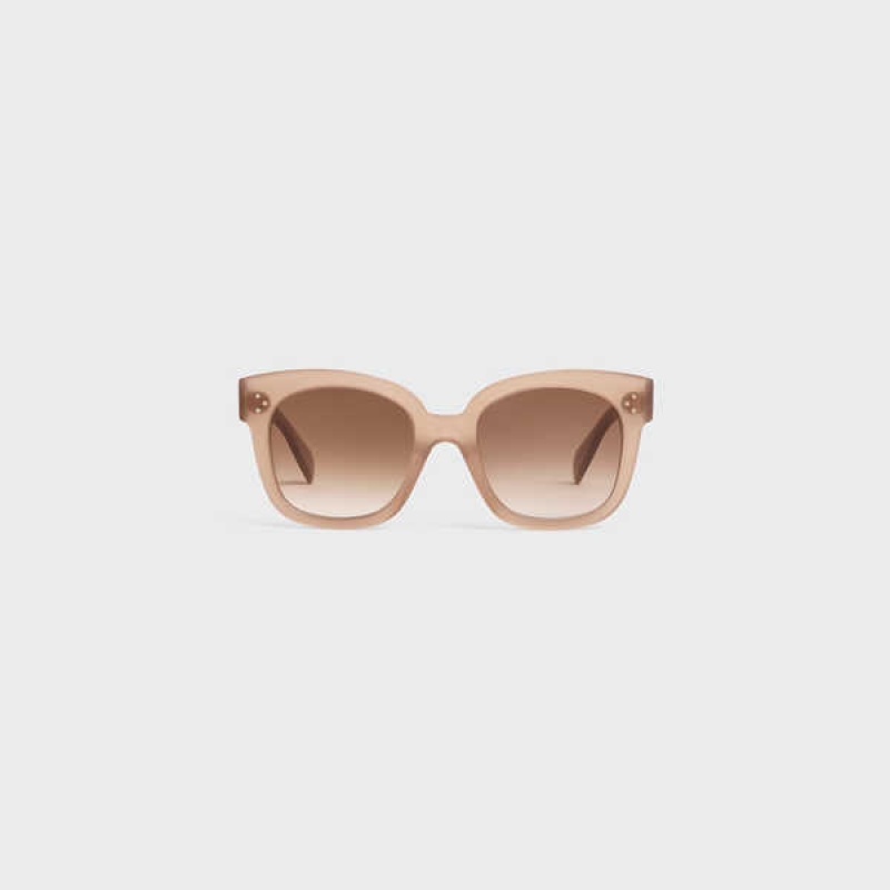 Lunette de Soleil Celine Oversized S002 In Acetate Blanche | CL-592439