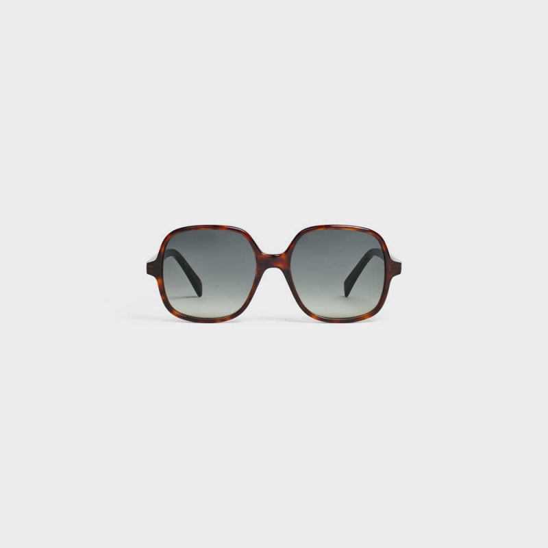 Lunette de Soleil Celine Oversized S244 In Acetate Rouge | CL-592435