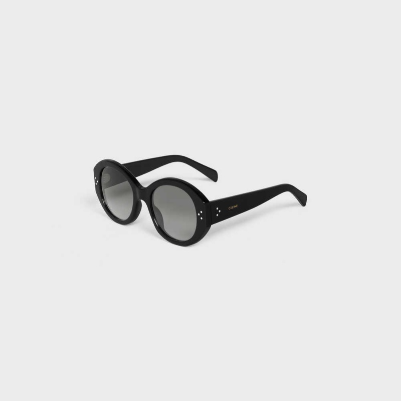 Lunette de Soleil Celine Round S240 In Acetate Noir | CL-592432