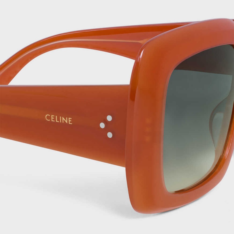 Lunette de Soleil Celine Square S263 In Acetate Rouge | CL-592375