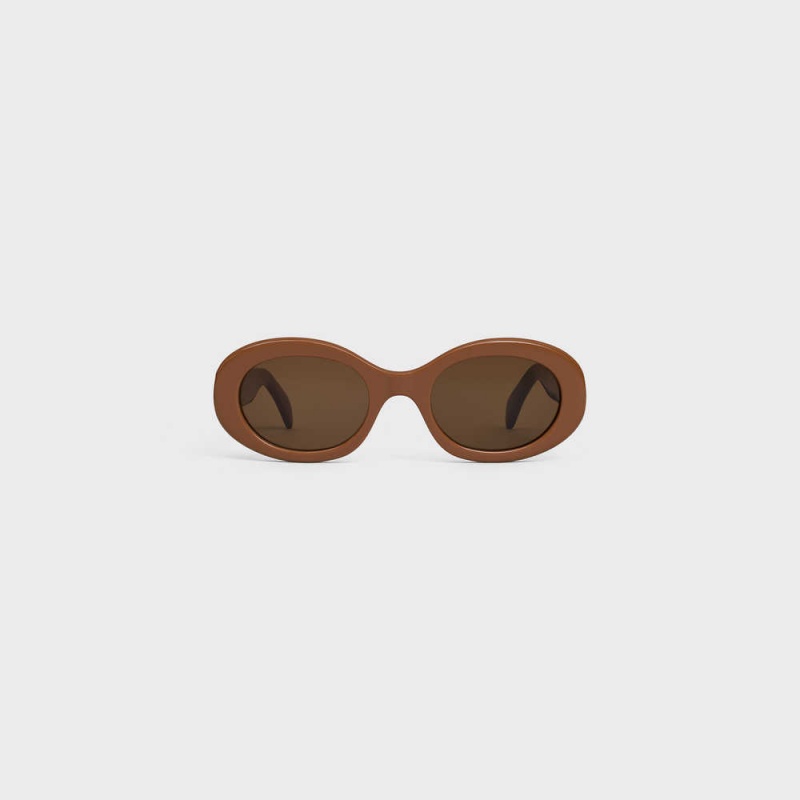 Lunette de Soleil Celine Triomphe 01 In Acetate Marron | CL-592381