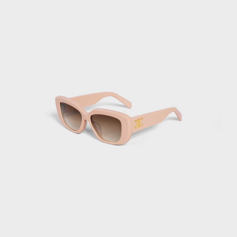 Lunette de Soleil Celine Triomphe 04 In Acetate Beige | CL-592394