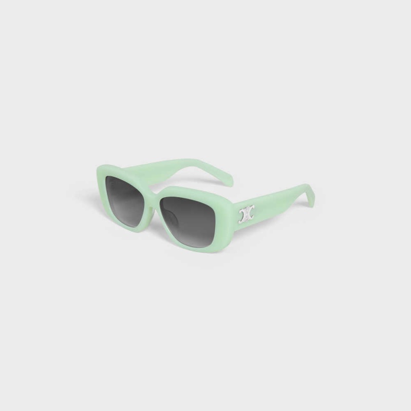 Lunette de Soleil Celine Triomphe 04 In Acetate Vert | CL-592393