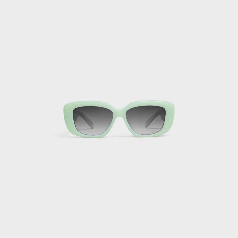 Lunette de Soleil Celine Triomphe 04 In Acetate Vert | CL-592393