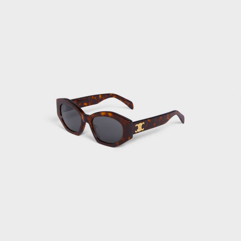 Lunette de Soleil Celine Triomphe 08 In Acetate Rouge | CL-592408