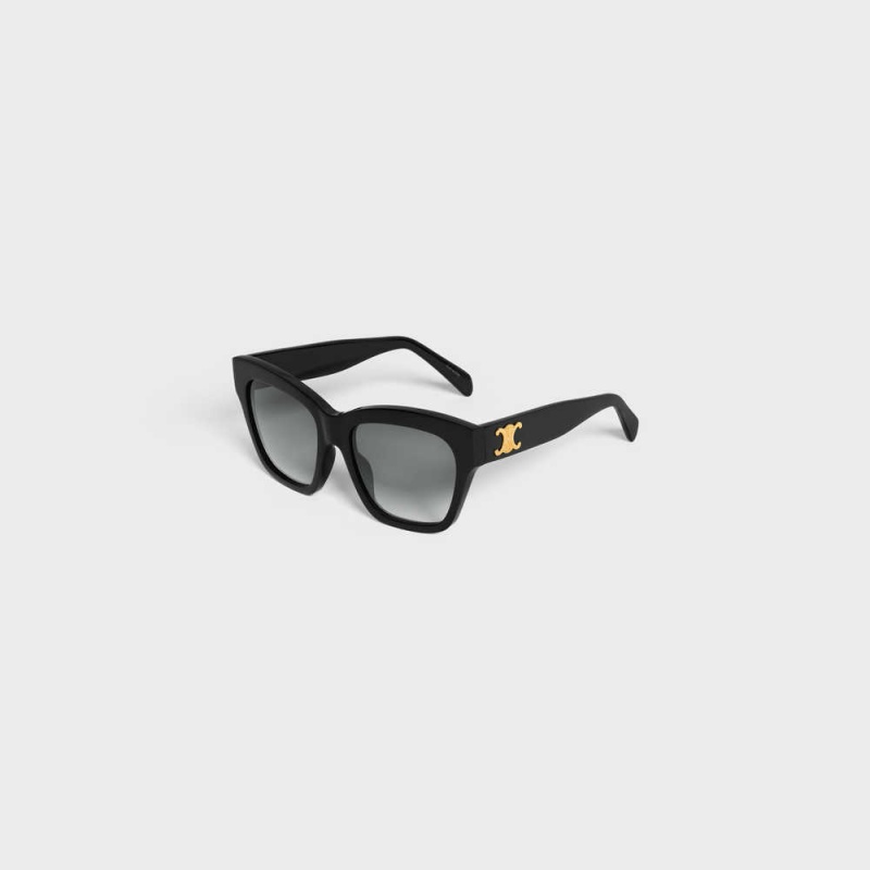 Lunette de Soleil Celine Triomphe 09 In Acetate Noir | CL-592388