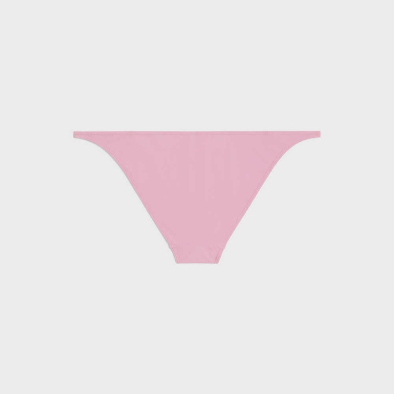 Maillots De Bain Celine Triomphe Bottom In Matte Jersey Rose | CL-592769