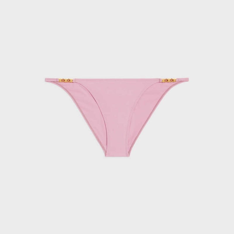 Maillots De Bain Celine Triomphe Bottom In Matte Jersey Rose | CL-592769