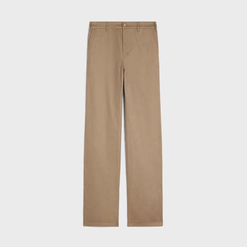 Pantalon Celine Droit Chinos In Twill Lavage | CL-592063