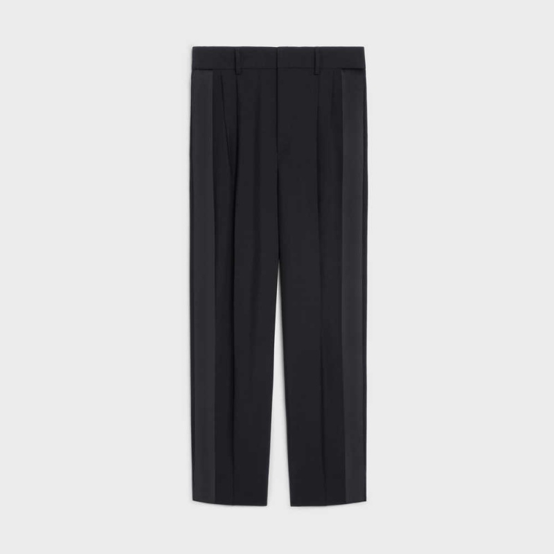 Pantalon Celine Jude Tux In Laine And Mohair Noir | CL-592737