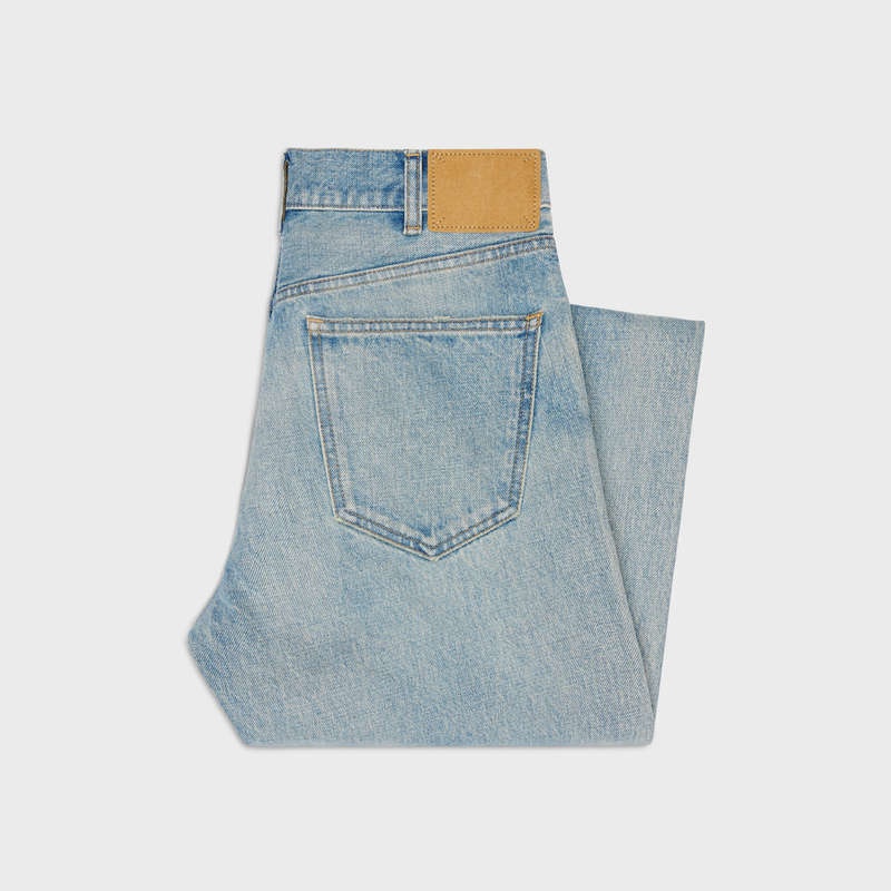 Pantalon Celine Kurt Jeans In Destroyed Westside Wash Denim Lavage | CL-592051