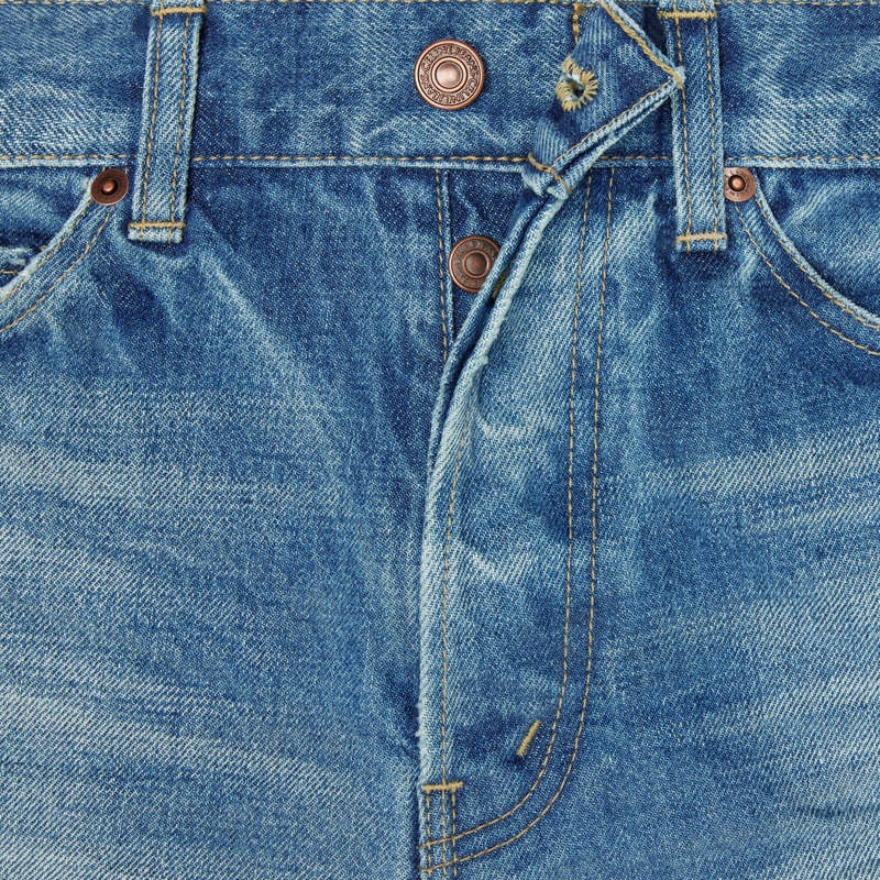 Pantalon Celine Lou Jeans In Vintage Union Wash Denim Lavage | CL-592061