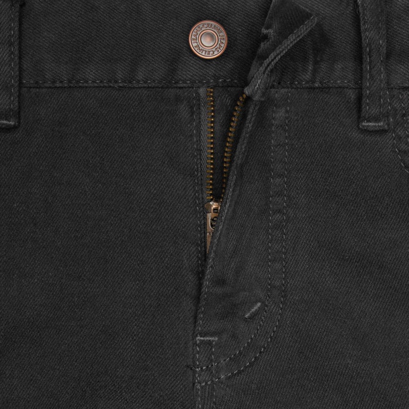 Pantalon Celine Mince Jeans In Pure Black Stone Wash Denim Noir Grise | CL-592729