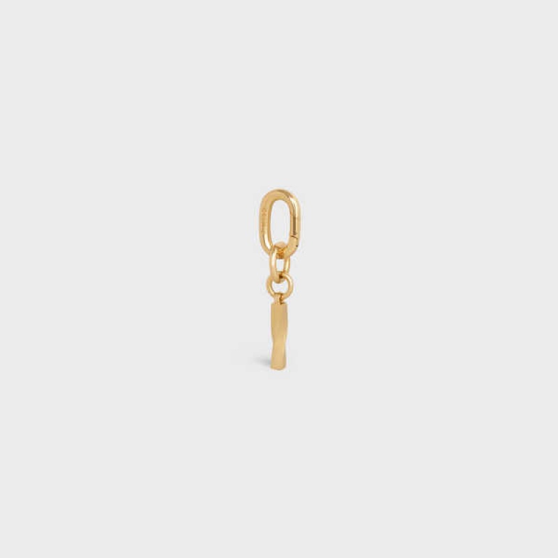 Petite Maroquinerie Celine I Charm In Brass Doré | CL-592929